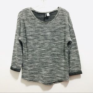 Divided by H&M Women’s Gray Knit Lurex Sweater
